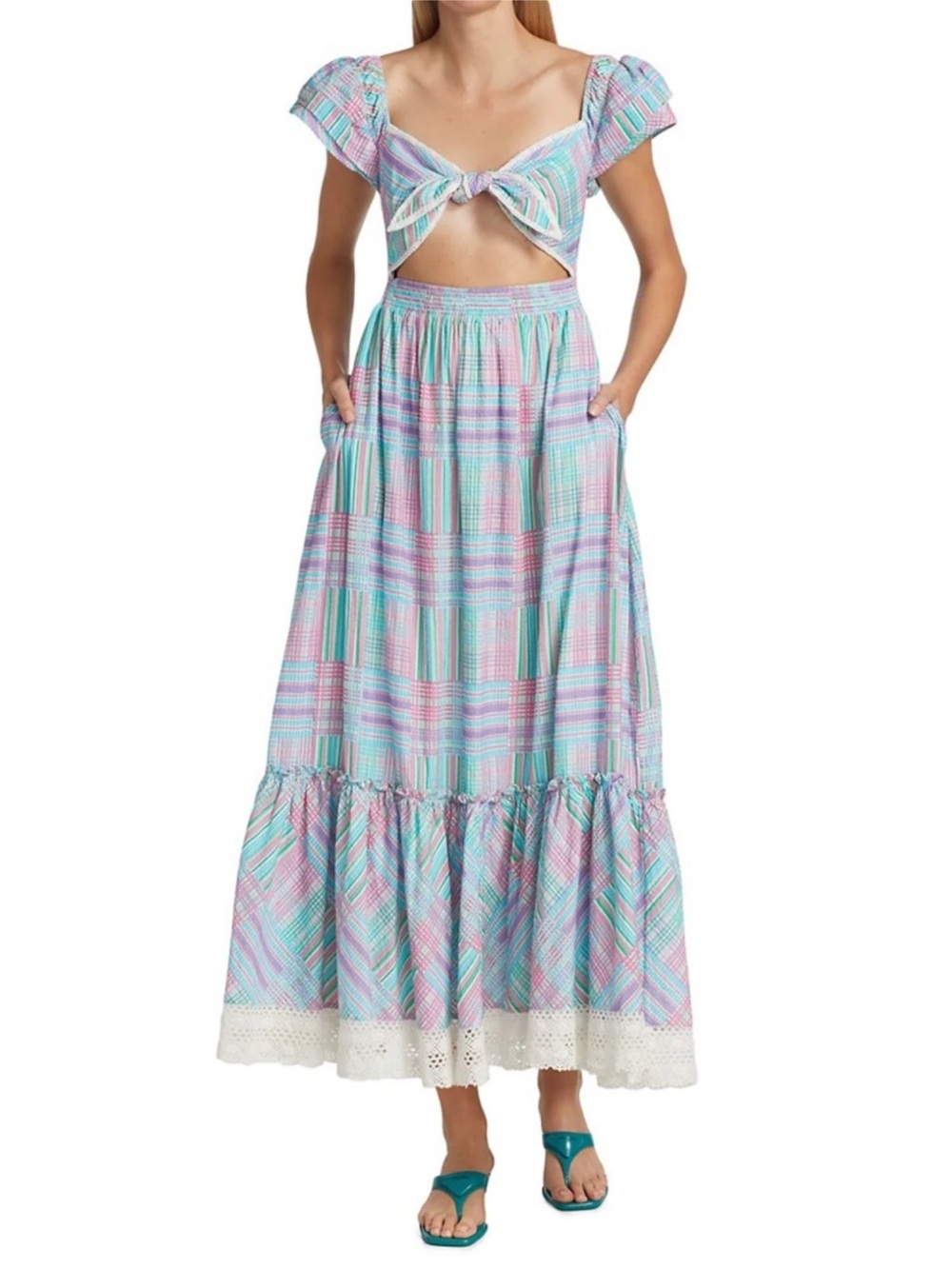 LoveShackFancy Emeka dress In Candyland Multi